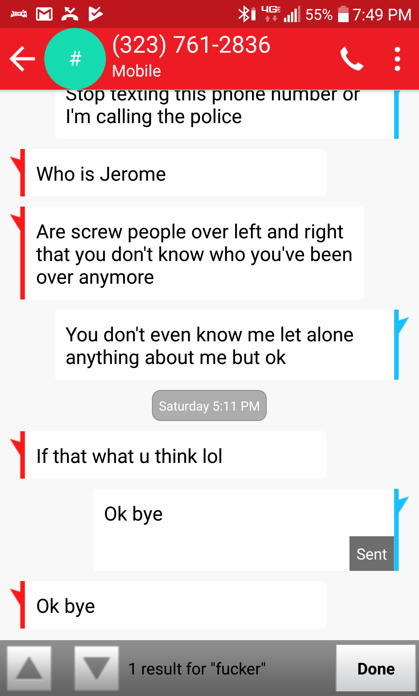 Jerome Nisbett ‘s text messages are released + confession [Photos]