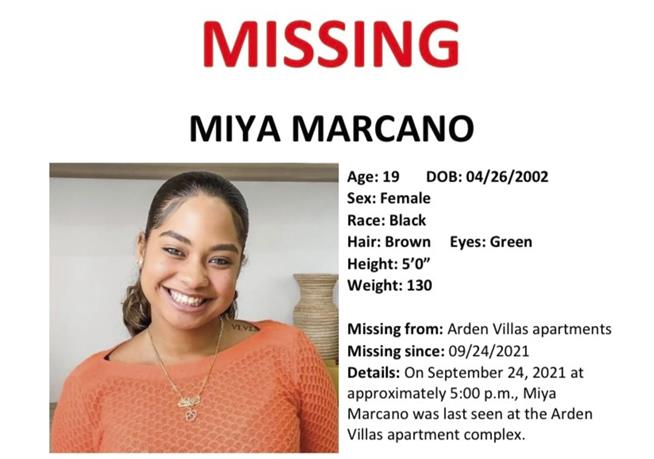 Miya Maracano, 19,  has been found dead in Florida